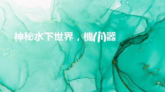 神秘水下世界，機(jī)器人探秘的奇幻之旅！
